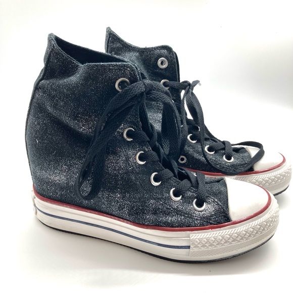 Converse Chuck Taylor All Star Platform Hidden Wedge Shoes - Picture 5 of 11